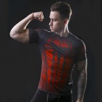   2016 marvel batman compression shirt fitness tights crossfit quick dry short sleeve t shirt Summer Men tee tops clothing