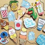 1 PCS Free Shipping Cartoon Acrylic Brooch Clothing Backpack Accessories Badges Decoration Pins Brooches