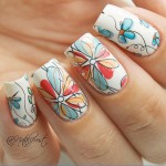 1 Sheet BORN PRETTY Nail Sticker Cute Flower Pattern Nail Art Water Decals Nail Transfer Stickers  BP-W17