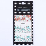 1 Sheet BORN PRETTY Nail Sticker Cute Flower Pattern Nail Art Water Decals Nail Transfer Stickers  BP-W17