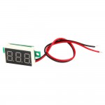 1 pc DC 4.7~32V No power supply needed Mini Red LED Panel Voltage Meter 3-Digital Adjustment Voltmeter 200ms/time