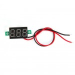 1 pc DC 4.7~32V No power supply needed Mini Red LED Panel Voltage Meter 3-Digital Adjustment Voltmeter 200ms/time