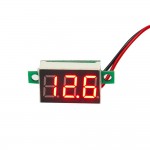 1 pc DC 4.7~32V No power supply needed Mini Red LED Panel Voltage Meter 3-Digital Adjustment Voltmeter 200ms/time