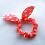 1 set 5 pcsHot Sale Fashion Girls Hair Band Mix Styles Polka Dot Bow Rabbit Ears Elastic Hair Rope Ponytail Holder Free Shipping