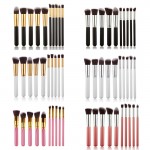 10 Pcs/set Professional Makeup Brushes Set Cosmetics Brushes Practical Makeup Powder Brushes Soft Cosmetic High Quality Makeup