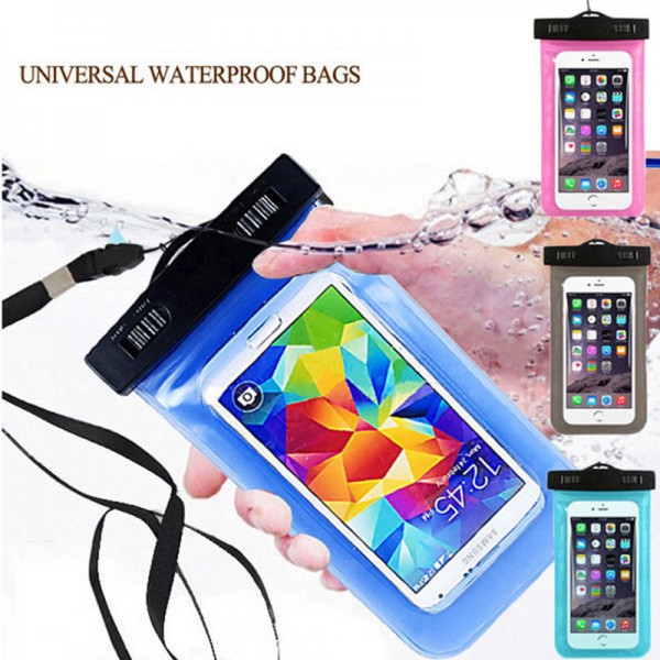 100% Waterproof Bag Pouch Mobile Phone Case For Apple iPhone 6 6S 7 Plus 5S 5c SE 4 Samsung S5 S6 S7 Edge Note5 LG Google HTC