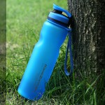 1000ML Sport Water Bottle Drinking Water For Bottles My Water Tea Infuser Cup Scrub Portable Space Bike Cycling Shaker BPA F