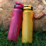 1000ML Sport Water Bottle Drinking Water For Bottles My Water Tea Infuser Cup Scrub Portable Space Bike Cycling Shaker BPA F