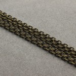 10m/lot Rhodium/Silver/Gold/Gunmetal/Antique Bronze Color Necklace Chains Brass Bulk for DIY Jewelry Making Materials F712
