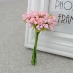 10pcs Free shipping Artificial flowers Foam flower bud DIY wreath material Bride wrist lovely flower Wedding flower decoration