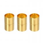 10pcs/lot Gold Strong Magnetic Clasps For 3/4/5/6/7/8/10/12/15mm Leather Cord Bracelets Connectors for Jewelry Making f773a