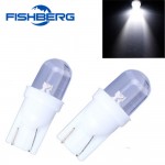 10pcs/lot T10 W5W LED Bulbs 168 194 501 Car Side Dashboard Wedge Light White Car Styling Xenon Auto Lamps Parking FISHBERG