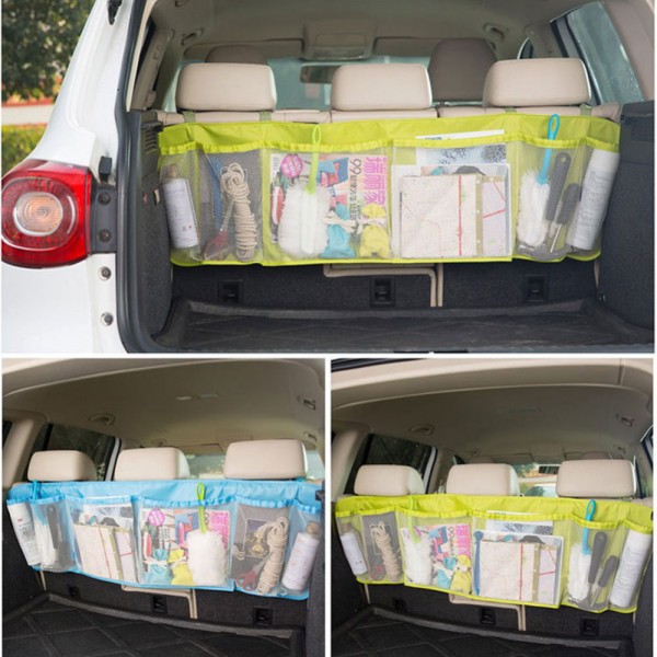 110*34cm Car Covers Seat Organizer Car Seat Bag Storage Mesh Toys DVD Storage Container Bags Car Styling Accessories