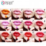 12Colors/Set Mini Cute 12 Colors Lipstick Travel Set Waterproof Lip Color 1.2gx12 High Quality Lips Makeup Brand HengFang #9022