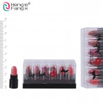 12Colors/Set Mini Cute 12 Colors Lipstick Travel Set Waterproof Lip Color 1.2gx12 High Quality Lips Makeup Brand HengFang #9022