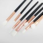 12Pcs Rose gold makeup brushes professional Eye Shadow Foundation Eyebrow oval Brush Cosmetic make up brush set toothbrush Tool