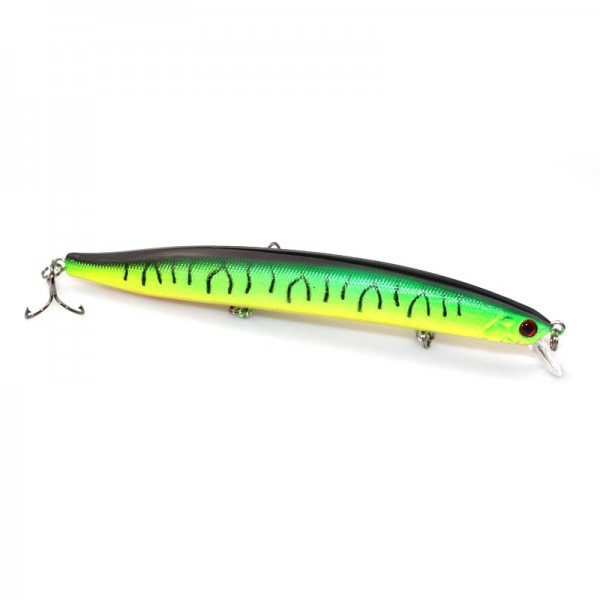 13.8cm 19g Floating Minnow Fishing Lure 6# Fish Wobbler Tackle 3D Eyes Crankbait Artificial Japan Hard Bait Swimbait MI010