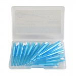 15 pcs/pack Push-Pull Interdental Brush 0.7mm Gum Interdental Brush Orthodontic Wire Brush Toothbrush Oral Care Toothpick