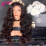 180% Density Brazilian Deep Body Wave Full Lace Human Hair Wigs For Black Women Lace Front Wigs With Baby Hair Glueless Wigs