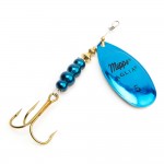 1PC 3 Color Size0-Size5 Fishing Hard Lure Bait Leurre Peche Mepps Spoon Fishing Tackle Vissen Pesca Acesorios