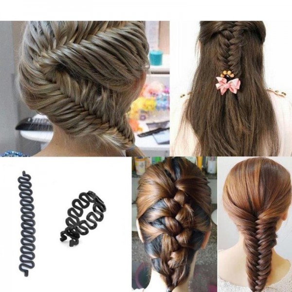 1pc Hairpin Hair Braiding Braider Tool Roller With Magic Hair Twist