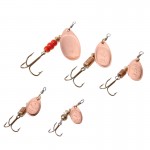 1PC Size1-Size4 Fishing Hook Mepps Spinner Fishing Lures With Knife-edged Treble Hooks Bulk Fishing Tackle Pesca