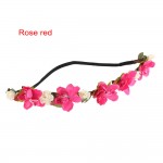 1PC Women Lady Girls Bohemia Handmade Flower Crown Headband Wedding Wreath Bridal Headdress Hairband Accessories Hair