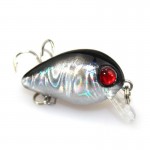 1PCS 3cm 1.5g Mini Crazy Wobble Pesca Crankbait Hard Crank Bait Tackle Artificial Fishing Lure Swimbait Fish Japan Wobbler CB004