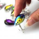 1PCS 3cm 1.5g Mini Crazy Wobble Pesca Crankbait Hard Crank Bait Tackle Artificial Fishing Lure Swimbait Fish Japan Wobbler CB004