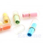 1Pack (approx.100Pcs) Cute Message in a Bottle Message Capsule Letter Love Pill Full Clear Wish Bottle With Paper Scrip Storage