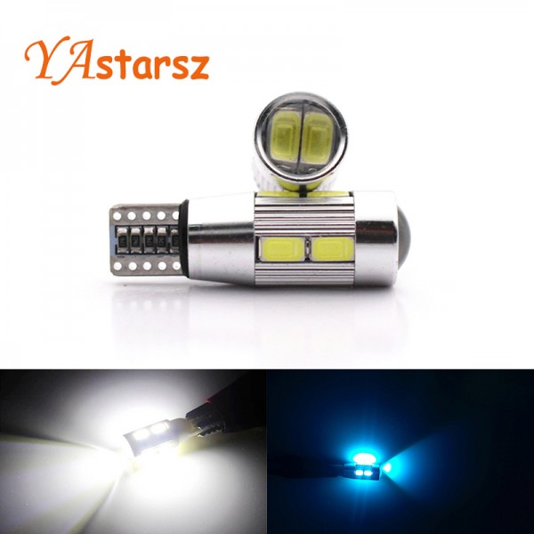 1X car styling Car Auto LED T10 194 W5W Canbus 10 smd 5630 LED Light Bulb No error led light parking T10 LED Car Side Light