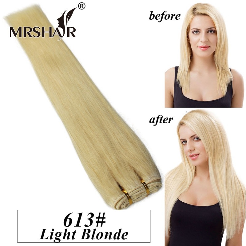 1pc Blonde Hair 613 Brazilian Virgin Hair Straight Bundles 100