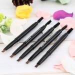 1pcs Women Ladies Waterproof Double Head Makeup Automatic Eyebrow Pencil with Eye Brows Brush Makeup Cosmetic Beauty Tools