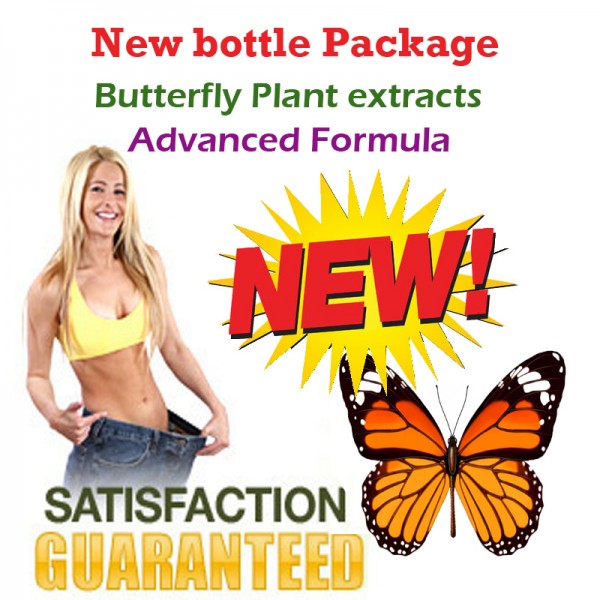 (2 bottles) 72 days supply diet product butterfly wild plant botanic extracts gels fat burner 100% effective advanced slimmming