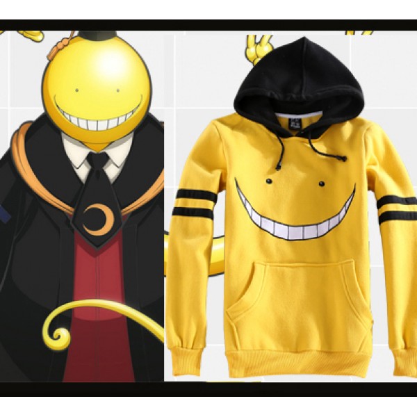 2015 Autumn Yellow Harajuku Hoodies Men Suit Unisex Women Tops Anime Sweatshirts Men Top Cosplay