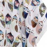 2015 New Style Cartoon Owl Printed Women's T-shirts/Brand Summer Oversize Short Sleeve T-shirts Women/Casual Women Clothing 5XL