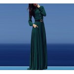 2015 Summer Style Beach Dress Women Long Sleeve Maxi Dress Vintage Clubwear Vestidos Elegant Long Dress Free Shipping DS-166