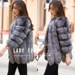 2016 Autumn Winter coat warm New Silver Fox Fur coat outerwear women's fashion imitation fur coat plus sizeS-4XL