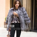 2016 Autumn Winter coat warm New Silver Fox Fur coat outerwear women's fashion imitation fur coat plus sizeS-4XL