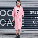 2016 Autumn Women New Asymmetric Hit Color Brand Fashion Trench Coat  Female Trench Coat Fashion Top