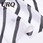 2016 Fashion Black White Ladies Scarves High Quality Silk Scarf Luxury Brand Design Bandana Accessories