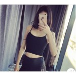 2016 NEW Fashion Sexy Women Bralette Bralet Bustier Crop Top Cami Tank Tops European style elasticity Sleeveless Vest 7color