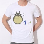 2016 New Arrival Men T Shirt Totoro Men Digimon Funny Graphic Design Printed Fashion Top Tee Casual T-shirts 34N-12#