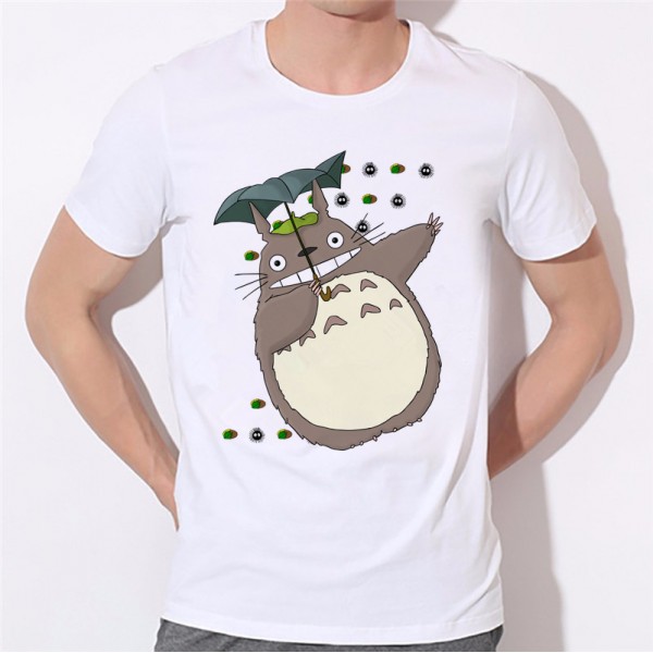 2016 New Arrival Men T Shirt Totoro Men Digimon Funny Graphic Design Printed Fashion Top Tee Casual T-shirts 34N-12#