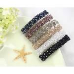 2016 New Fashion Full Crystal Lovely Handmade Beads Barrette Hairclips Hair Pin Girl Women Hair Accessories Korean Style Hot