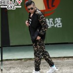 2016 Spring Autumn Camouflage Printed Oversized Mens sweat Suits Casual Plus Size Tracksuit Set Men 3XL 4XL 5XL 6XL 1005suit