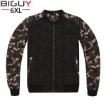 2016 Spring Autumn Camouflage Printed Oversized Mens sweat Suits Casual Plus Size Tracksuit Set Men 3XL 4XL 5XL 6XL 1005suit