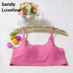 2016 Summer Bustier Crop Tops Women Black nude Strappy Bra Halter Tank Top Sexy Backless Camisole Cheap Tops Cropped Bralette 03