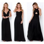 2016 Summer Sexy Maxi Dress Fashion Sexy Two-Way Wear Double Straps Elegant Style DIY Bandage Dress Women Long Dresses