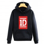 2016 Winter new Hoodies Sweatshirts one-way band One Direction cotton sweatshirt 1D velvet hoodie